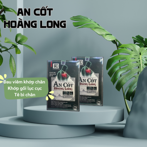 AN CỐT HOÀNG LONG XANH( Đau viêm khớp chân, khớp gối lục cục, tê bì chân)