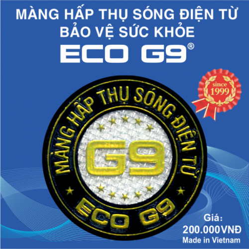 ECO G9 MÀNG BẢO VỆ SỨC KHỎE - CHẮN BỨC XẠ SÓNG ĐIỆN TỪ