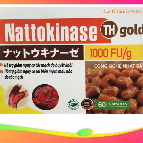 Viên uống chống xơ vữa động mạch Nattokinase_TH_Gold ( 1.000 FU/g) 