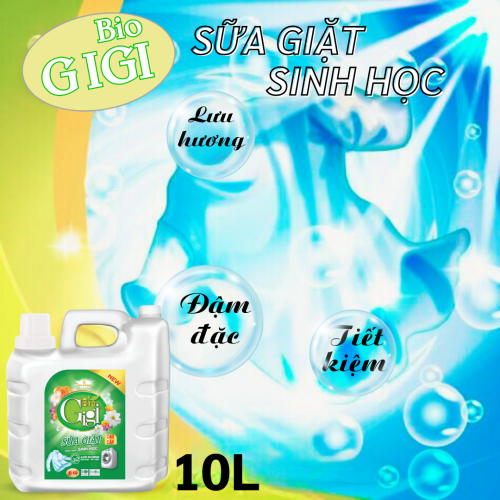 SỮA GIẶT SINH HỌC CAO CẤP 5 TRONG 1 BIO GIGI 10L